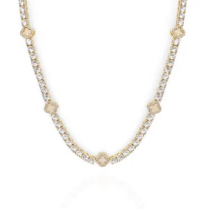 Xara Four-Leaf Clover Necklace
