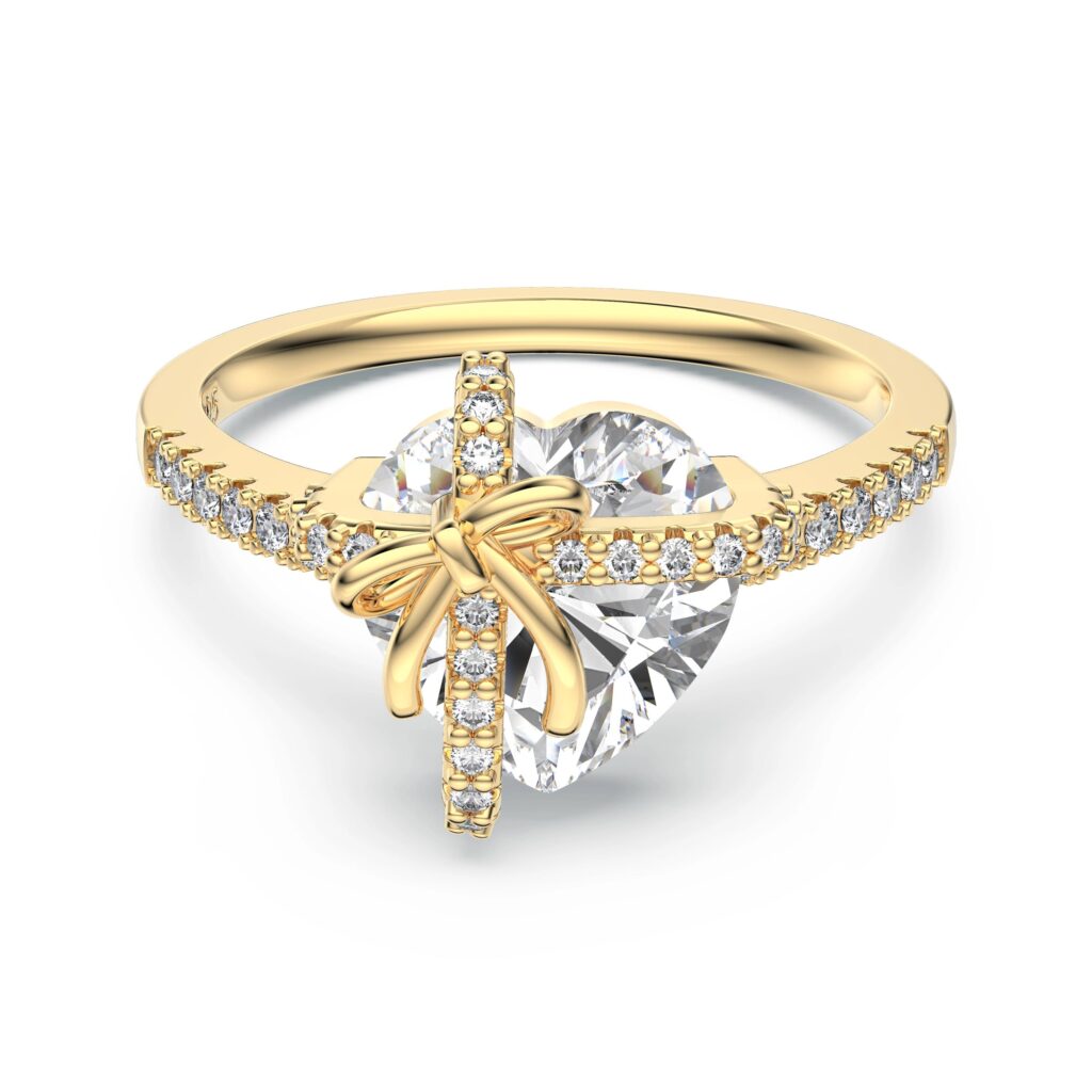 Lila Heart Promise Ring | 925 Sterling Silver