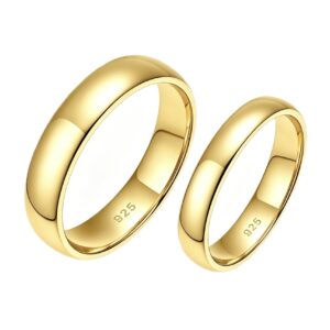 Eternal Plain Band Couple Rings  | 925 Sterling Silver