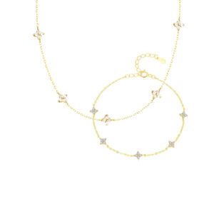 Gold Nova Set | 925 Sterling Silver