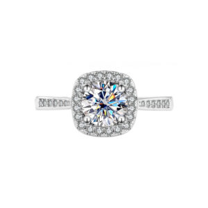 Nora Moissanite Diamond Ring | 925 Sterling Silver