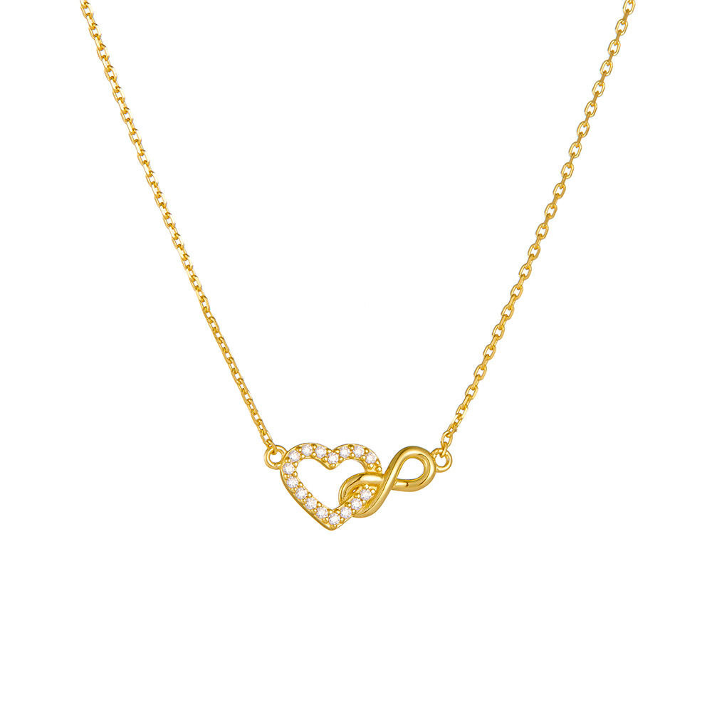 Infinity Heart Necklace | 925 Sterling Silver