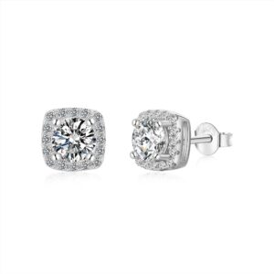 Square Sugar Earrings | 925 Sterling Silver
