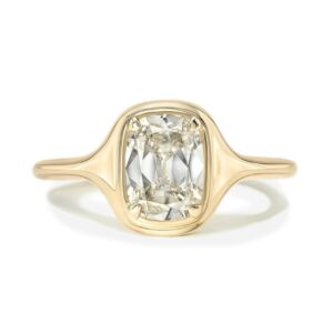 Calli Cushion Moissanite Ring｜925 Sterling Silver