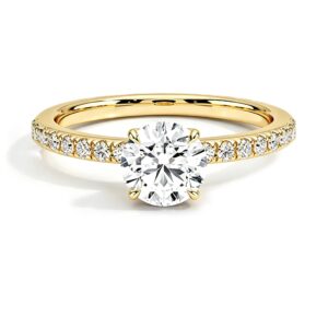 Rosalind Round Moissanite Ring｜925 Sterling Silver